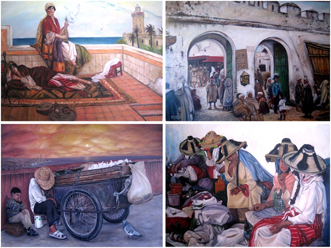 الفنان التشكيلي “زهير وطاش” يعرض باقة من أعماله الفنية برواق الفن عشتار