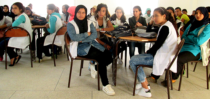 المدرسة العمومية بوزان تفتح ورش الحق في الحياة ‬