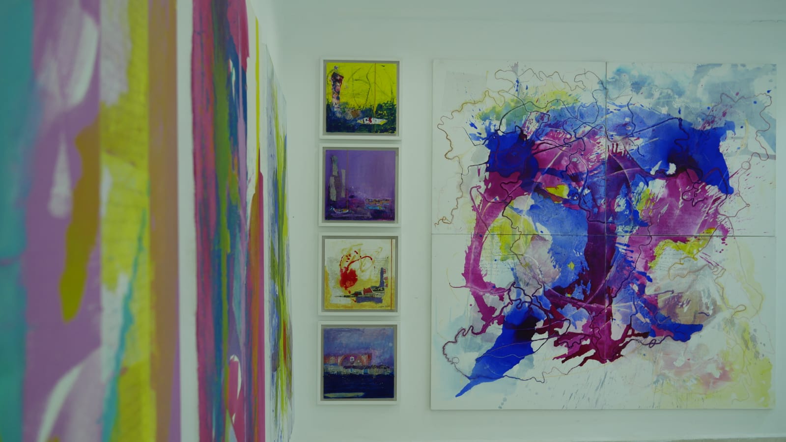 الفنانة سوسن المليحي تبدع في سماء طنجة